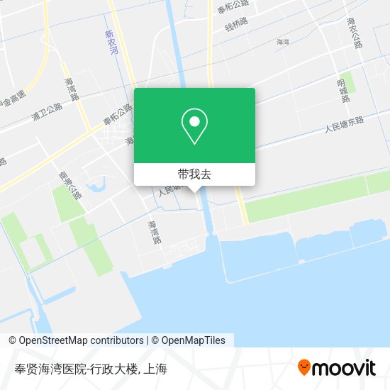 奉贤海湾医院-行政大楼地图