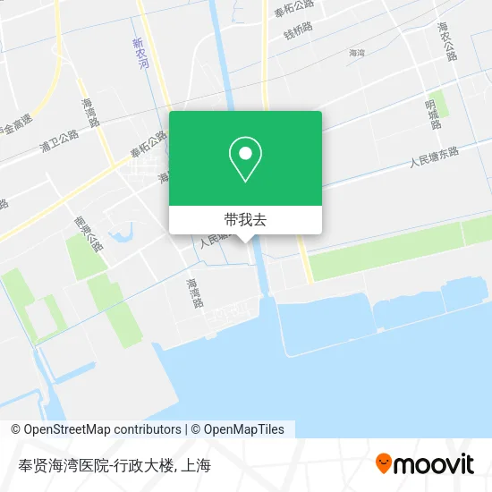 奉贤海湾医院-行政大楼地图