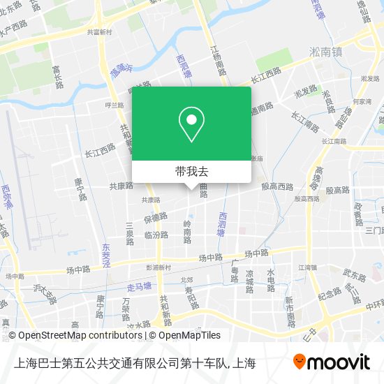 上海巴士第五公共交通有限公司第十车队地图