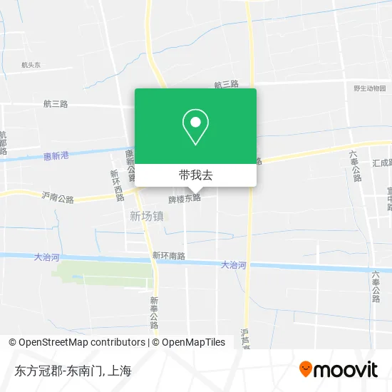 东方冠郡-东南门地图