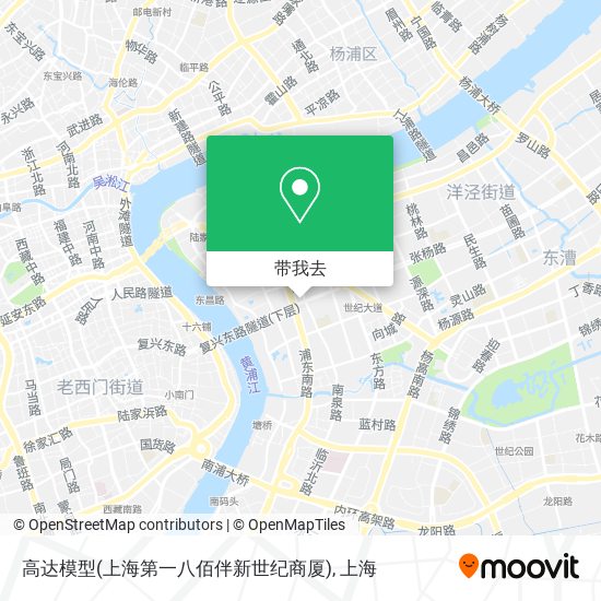高达模型(上海第一八佰伴新世纪商厦)地图