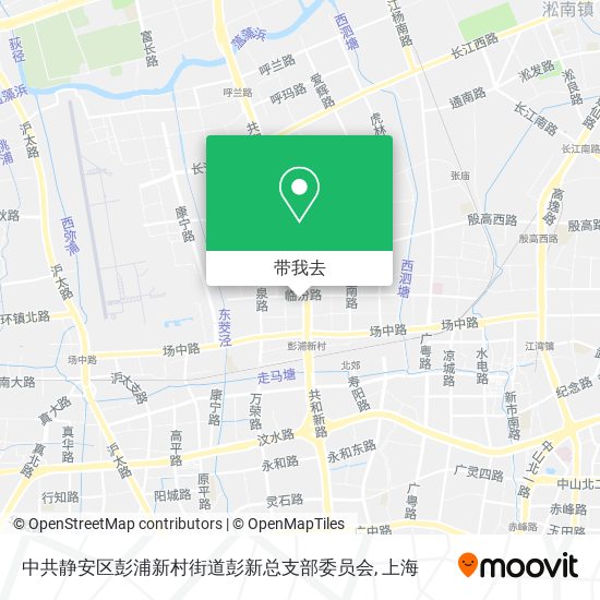 中共静安区彭浦新村街道彭新总支部委员会地图