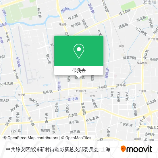 中共静安区彭浦新村街道彭新总支部委员会地图