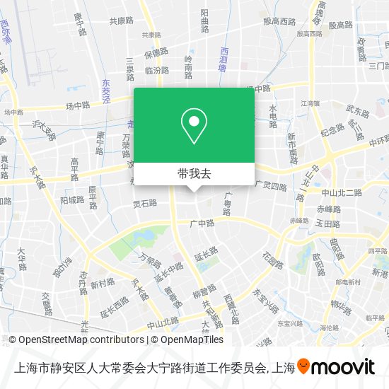 上海市静安区人大常委会大宁路街道工作委员会地图