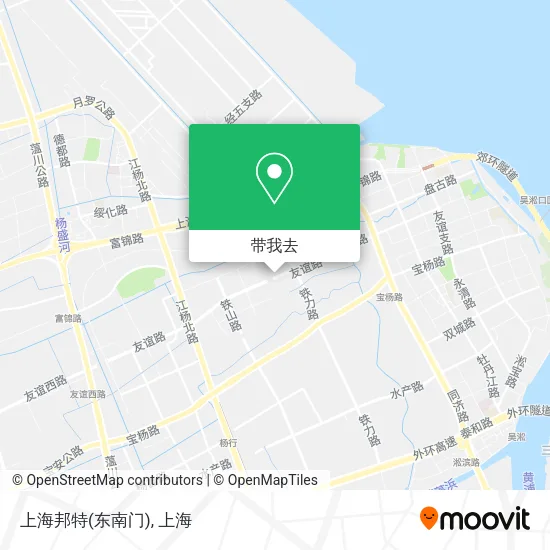 上海邦特(东南门)地图