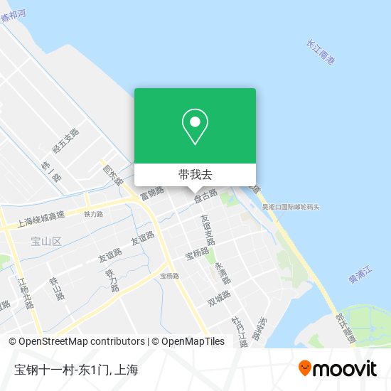 宝钢十一村-东1门地图