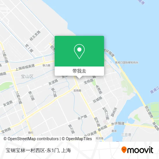 宝钢宝林一村西区-东1门地图
