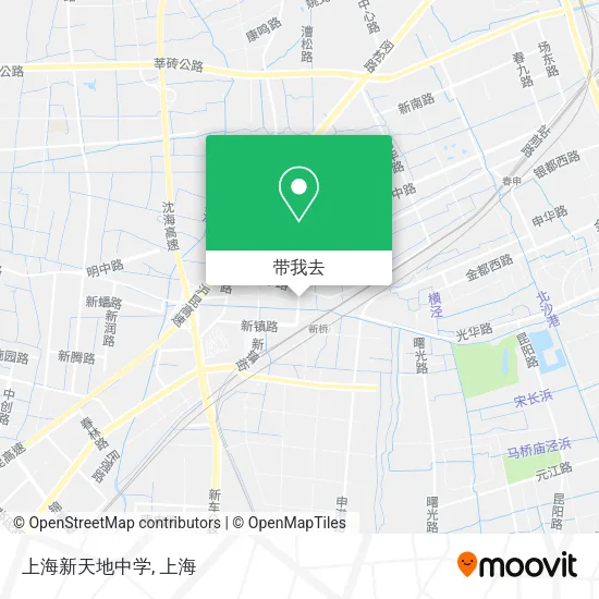 上海新天地中学地图