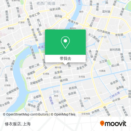修衣服店地图