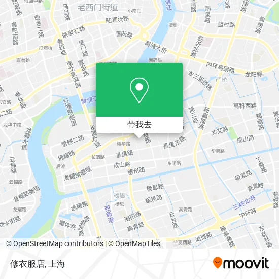 修衣服店地图