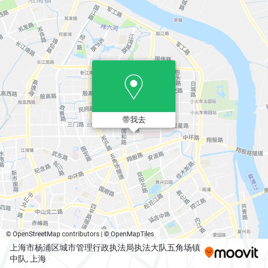 上海市杨浦区城市管理行政执法局执法大队五角场镇中队地图