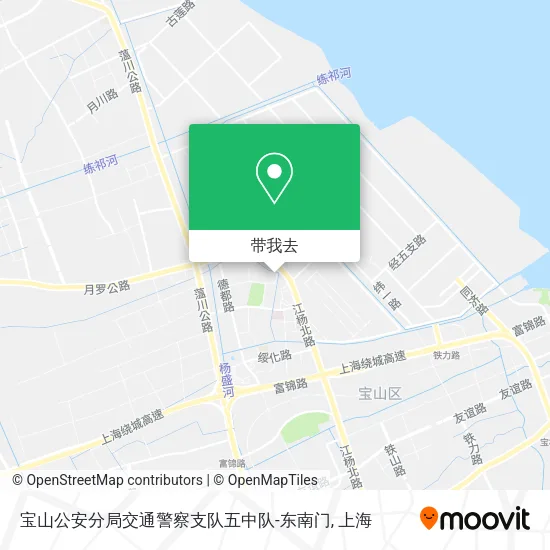 宝山公安分局交通警察支队五中队-东南门地图