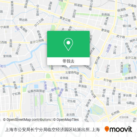 上海市公安局长宁分局临空经济园区站派出所地图