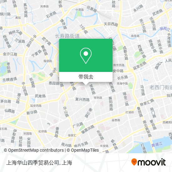 上海华山四季贸易公司地图