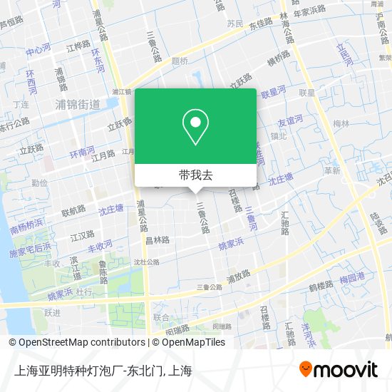 上海亚明特种灯泡厂-东北门地图