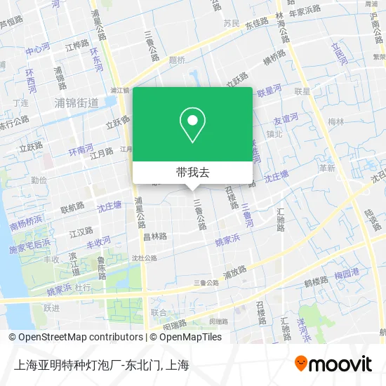 上海亚明特种灯泡厂-东北门地图