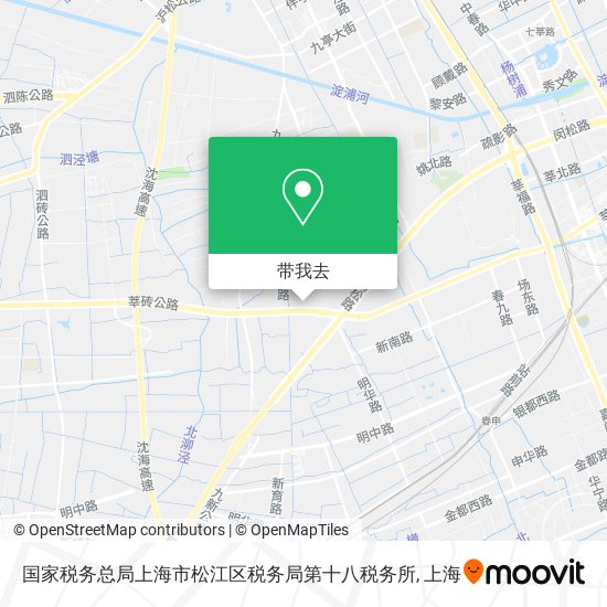 国家税务总局上海市松江区税务局第十八税务所地图