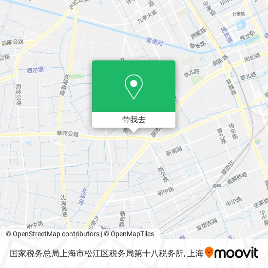 国家税务总局上海市松江区税务局第十八税务所地图