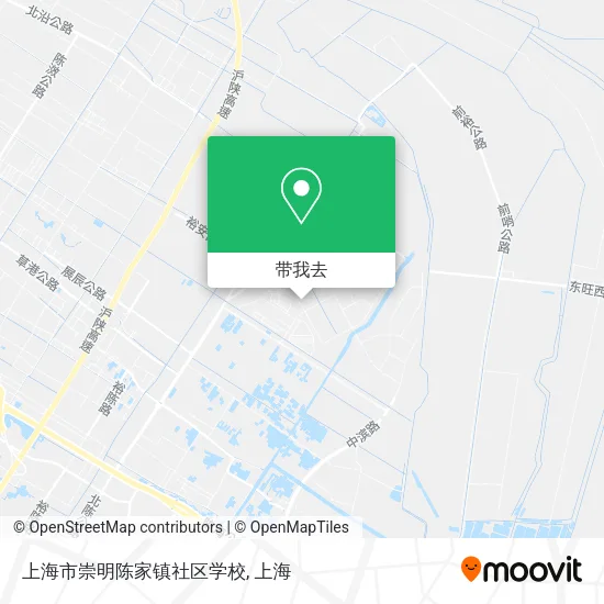 上海市崇明陈家镇社区学校地图