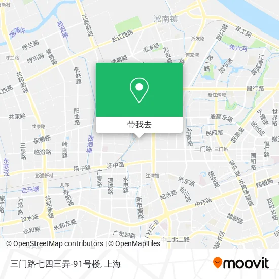 三门路七四三弄-91号楼地图