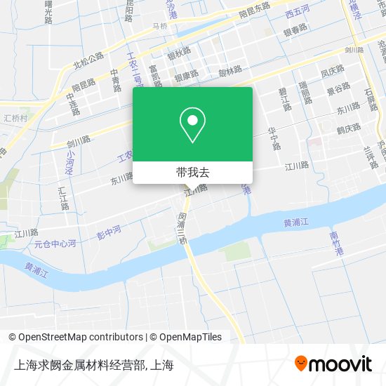 上海求阙金属材料经营部地图