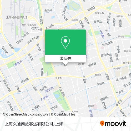 上海久通商旅客运有限公司地图