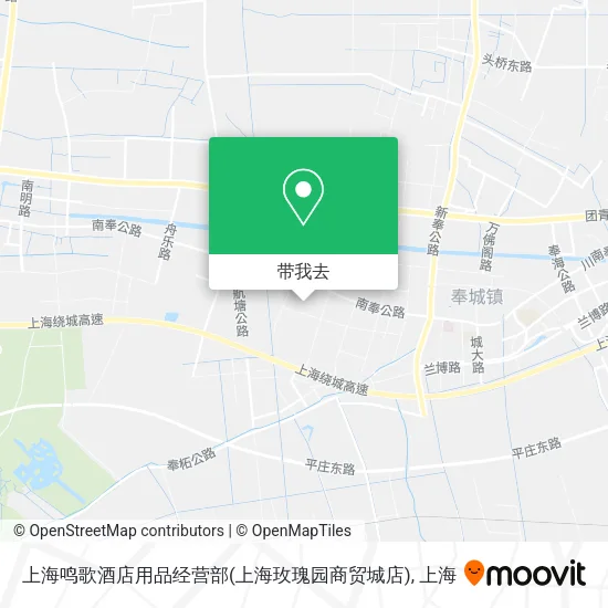 上海鸣歌酒店用品经营部(上海玫瑰园商贸城店)地图