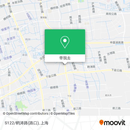 S122/鹤涛路(路口)地图