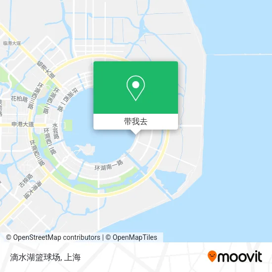 滴水湖篮球场地图
