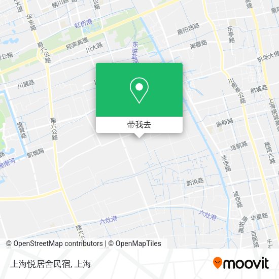 上海悦居舍民宿地图