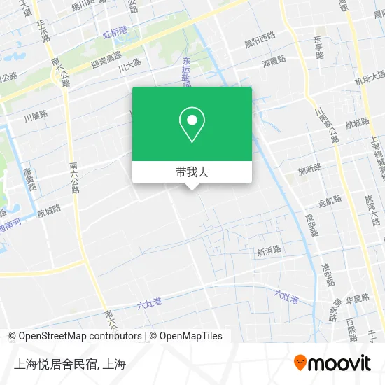 上海悦居舍民宿地图