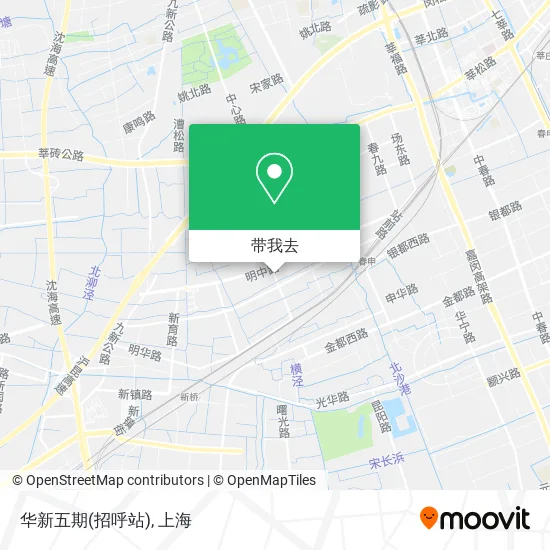 华新五期(招呼站)地图