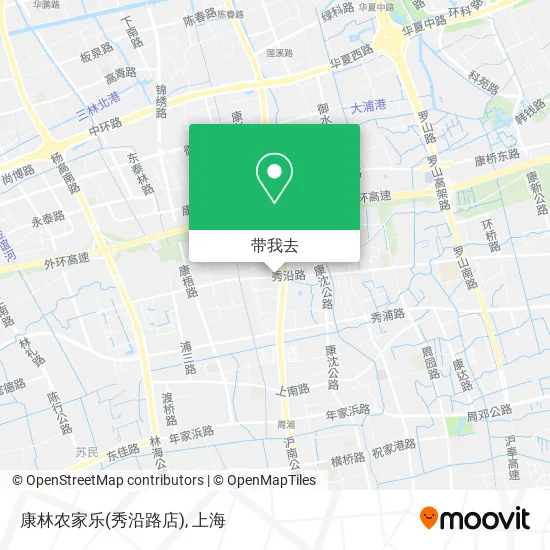 康林农家乐(秀沿路店)地图