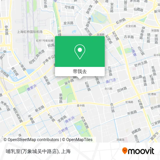 哺乳室(万象城吴中路店)地图