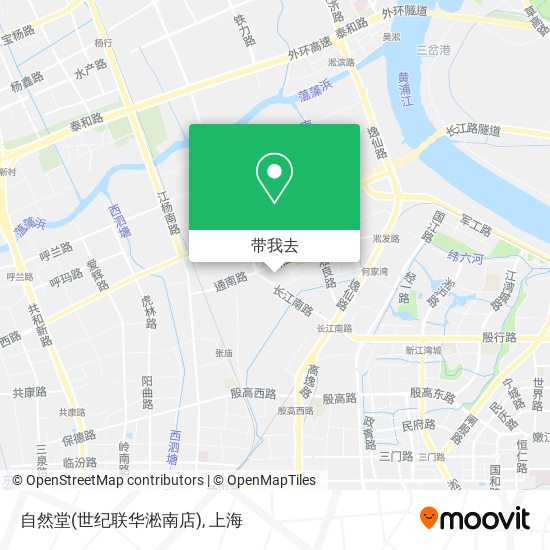 自然堂(世纪联华淞南店)地图