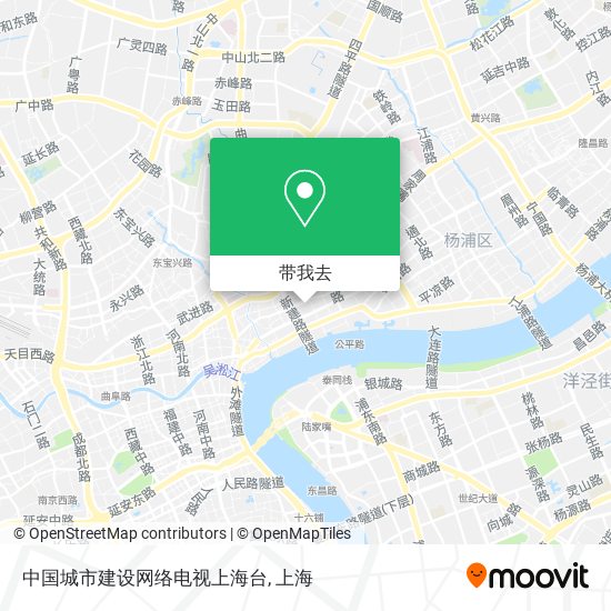 中国城市建设网络电视上海台地图