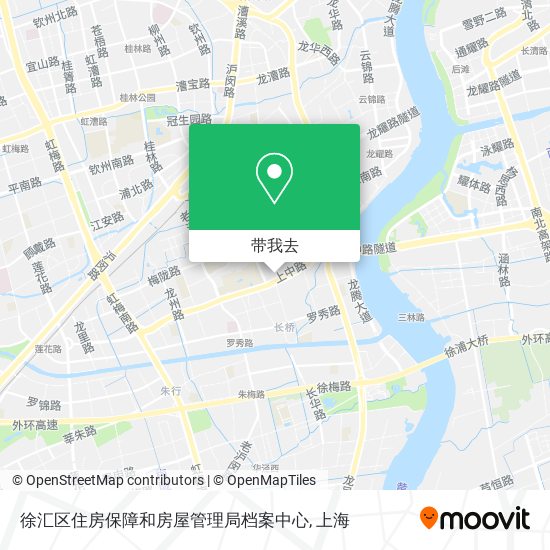 徐汇区住房保障和房屋管理局档案中心地图