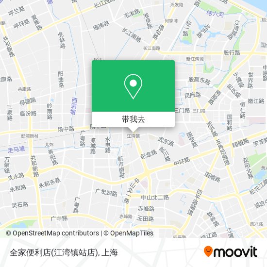 全家便利店(江湾镇站店)地图