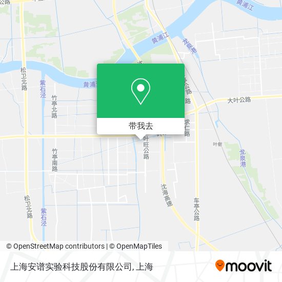 上海安谱实验科技股份有限公司地图