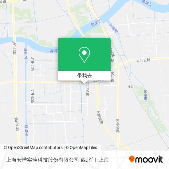 上海安谱实验科技股份有限公司-西北门地图
