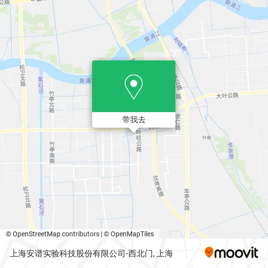 上海安谱实验科技股份有限公司-西北门地图