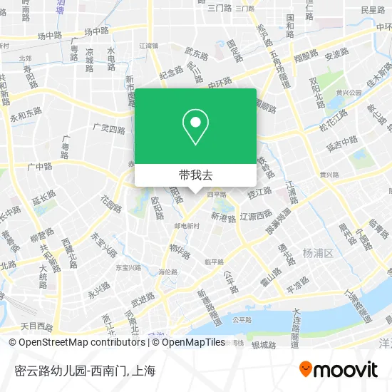 密云路幼儿园-西南门地图