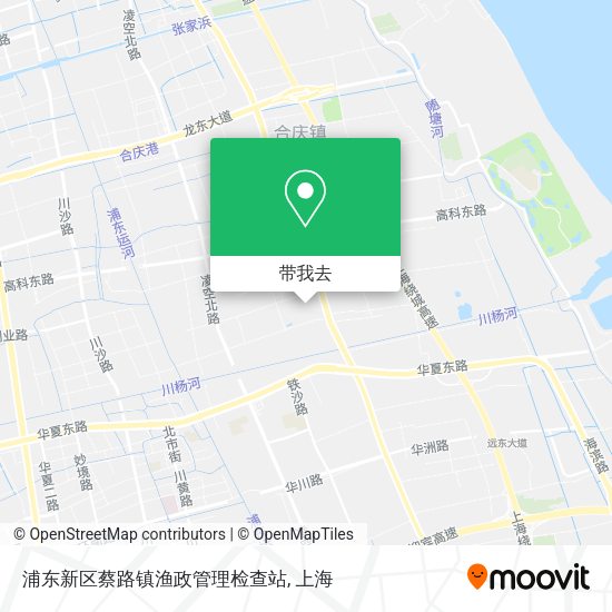 浦东新区蔡路镇渔政管理检查站地图