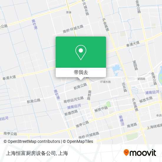 上海恒富厨房设备公司地图