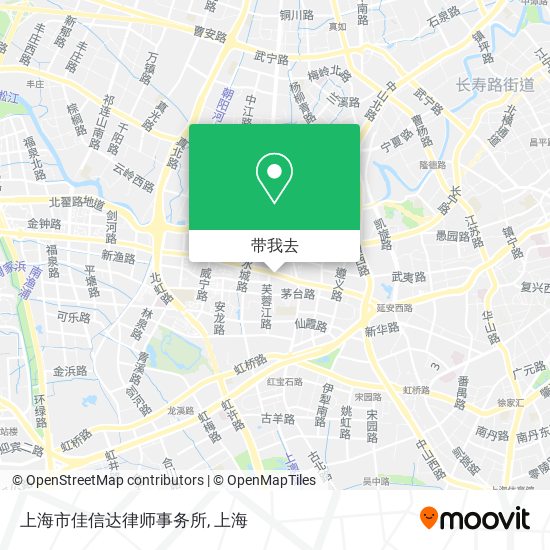 上海市佳信达律师事务所地图