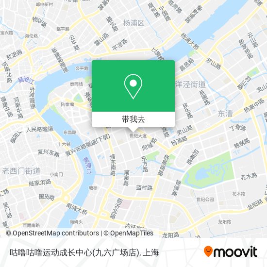 咕噜咕噜运动成长中心(九六广场店)地图