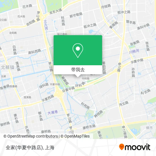全家(华夏中路店)地图