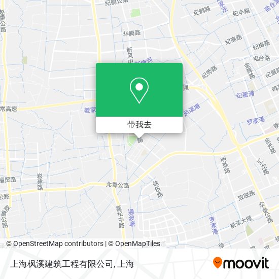 上海枫溪建筑工程有限公司地图