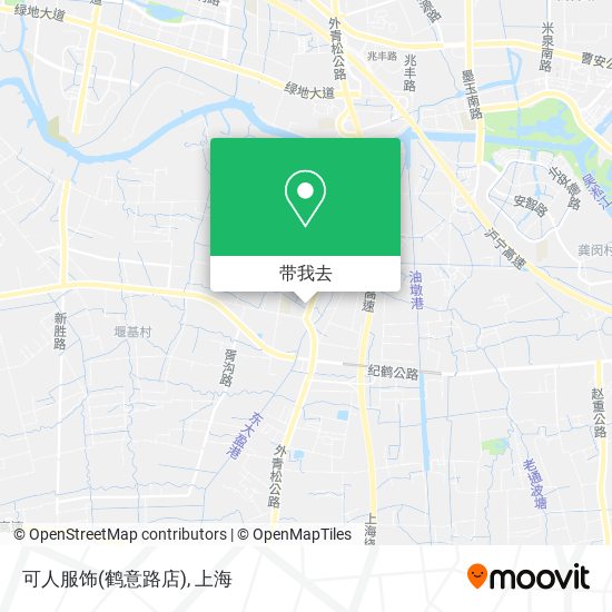 可人服饰(鹤意路店)地图