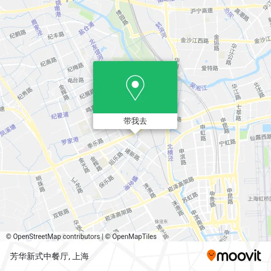 芳华新式中餐厅地图
